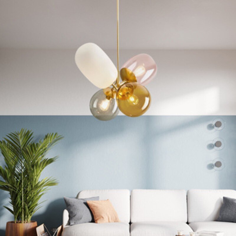 Valentina Colorful Balloon Glass Creative Pendant Light
