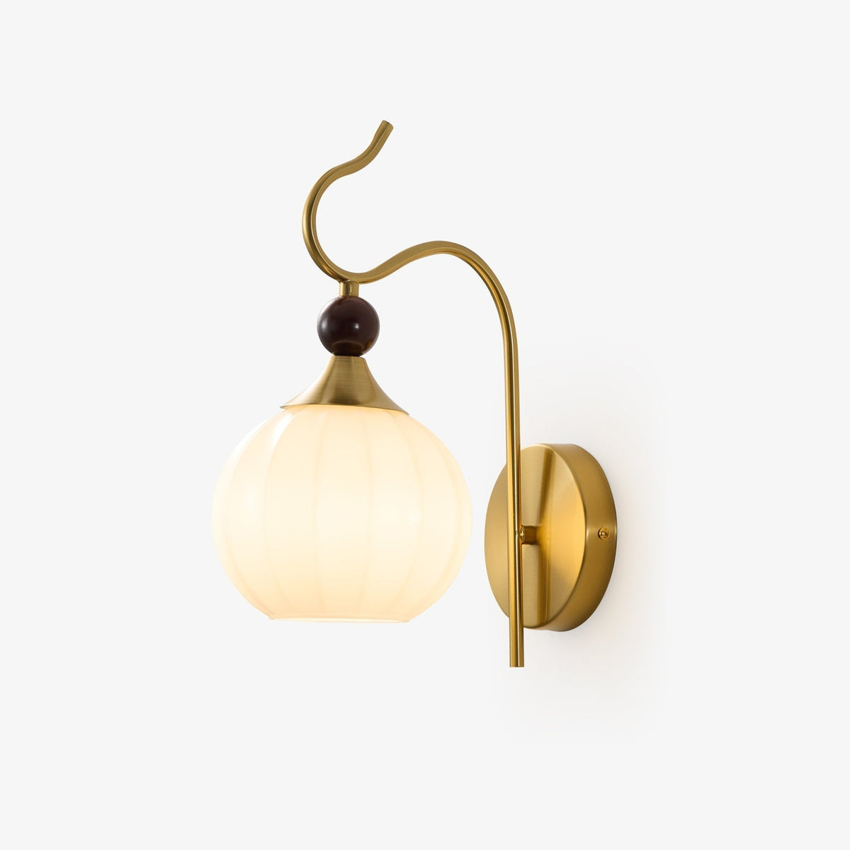 Dimze böjd vägglampa