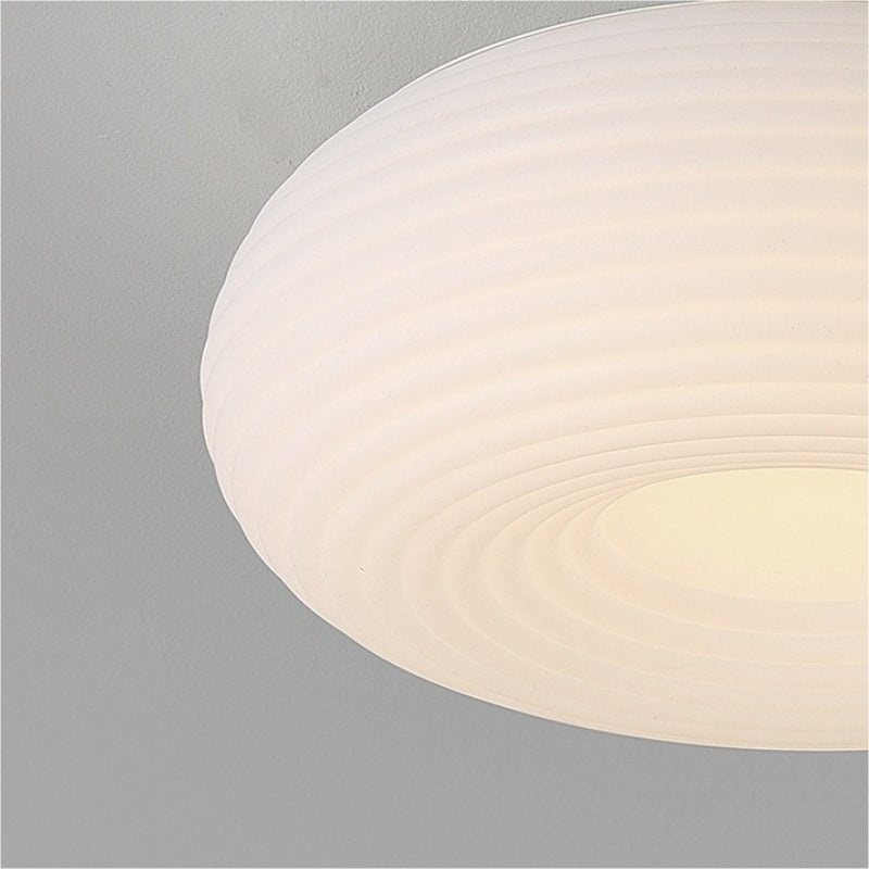 Arisha Flush Mount Ceiling Light Modern, Metal/, White, Bedroom