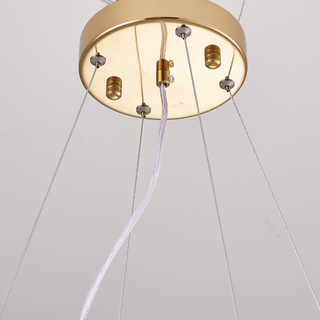 Olivia Design Ginkgo Blad Metall Keramisk LED Ljuskrona Vardagsrum Sovrum
