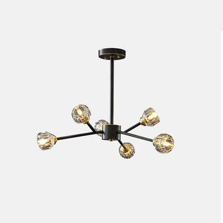 Valentina Modern Blåsning Pendellampa Mässing/Kristall Sovrum