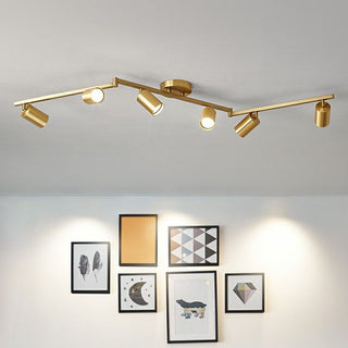 Haney Spotlight För Taklampa Modern, Metall, Svart/Vit/Guld
