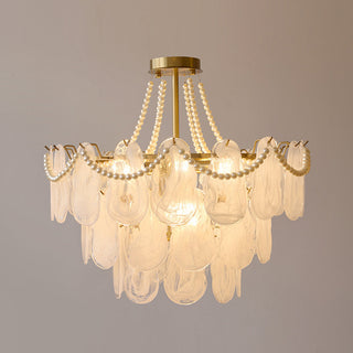 Kirsten Elegant LED Ljuskronor Vit Pärla/Glas/Metall Sovrum/Matsal/Vardagsrum