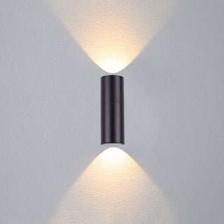 Orr Modern Dubbelhuvud Metall Glas Vägglampa Utomhus Trädgård Korridor