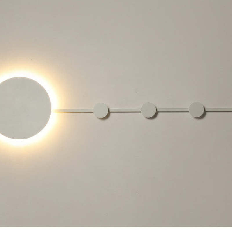 Arisha LED-vägglampa för veranda med klädhängare, kreativ vägglampa