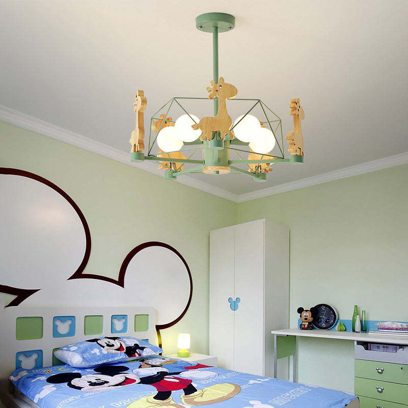 Arisha LED-loftlampe med giraffer