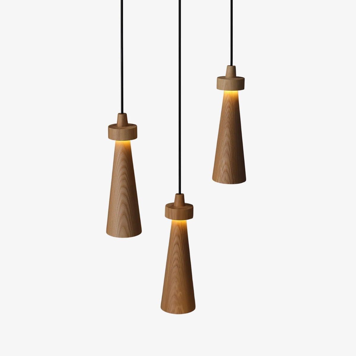 Tesno minimalistisk pendel i træ