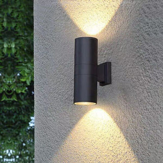 Orr Modern Dubbelhuvud Metall Glas Vägglampa Utomhus Trädgård Korridor