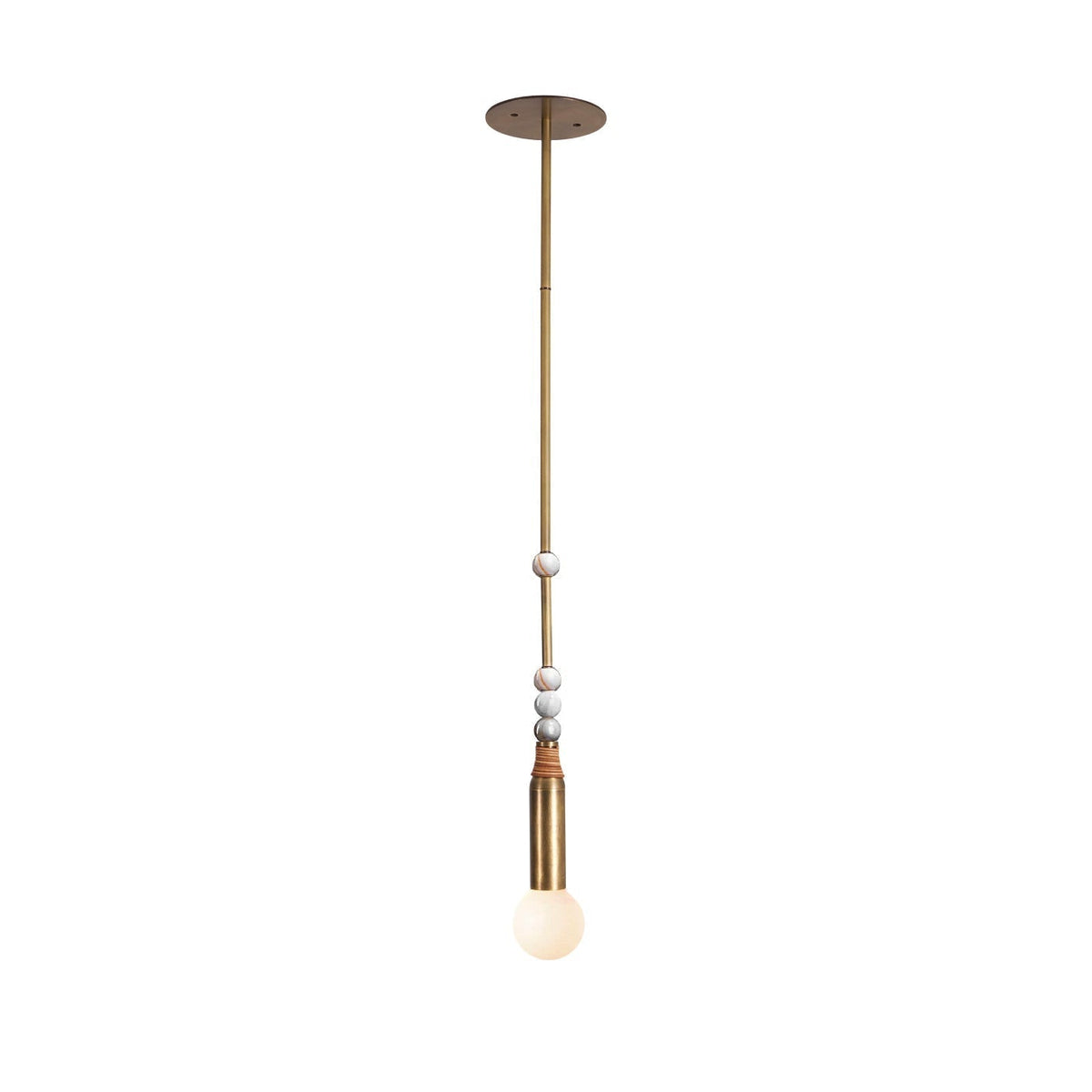 Sylirara moderne minimalistisk pendellampe i marmor