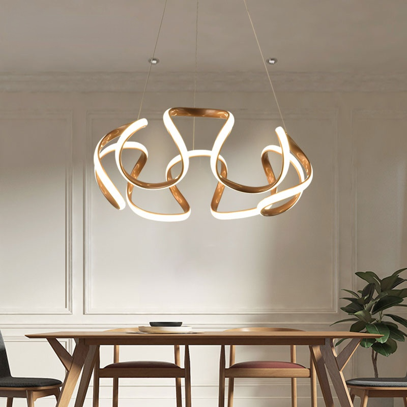 Evren Modern Irregular Flower Pendant Light, 3 Colors