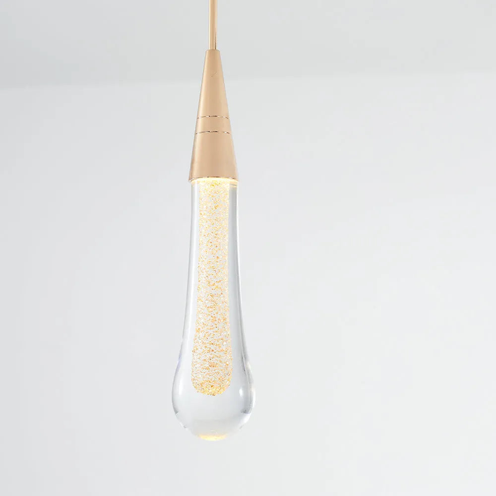 Orlith Pendant Light Gold Crystal