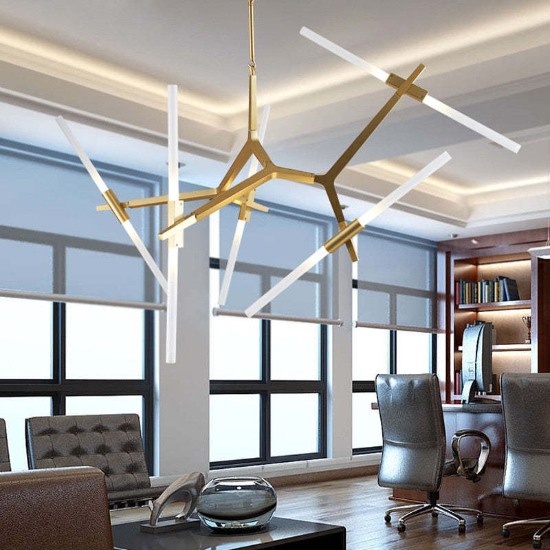 Arisha modern roterbar pendellampa, 2 färger