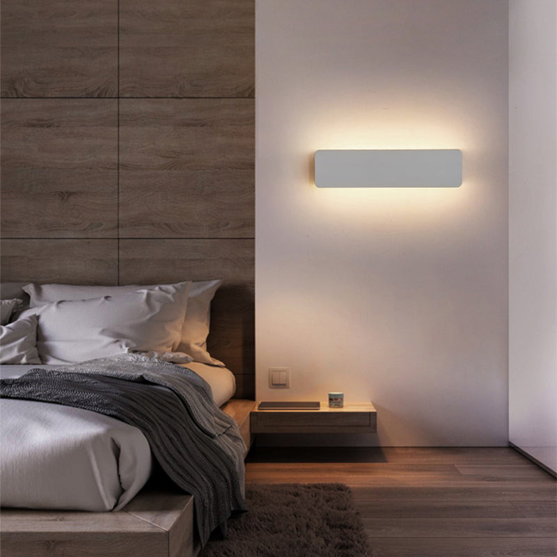 Arisha LED-vägglampa i metall för inomhusbruk, vridbar, vit