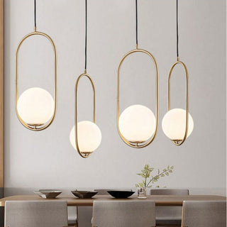 Valentina Modern Globe LED Pendellampor Guld Svart Badrum Vardagsrum