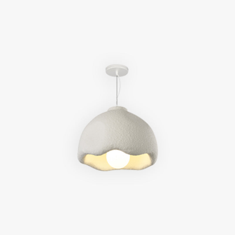 Avi Flower Shape Pendant Light, White, Living Room, Bedroom