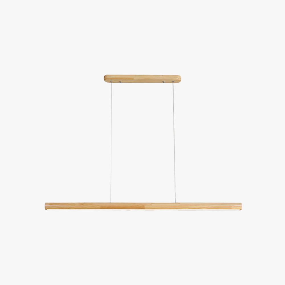 Xylo designerpendellampe i lineært, stangformet trædesign
