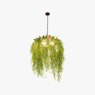 Nest Design Gräs Blommor Metall LED Pendellampa Sovrum Matsal