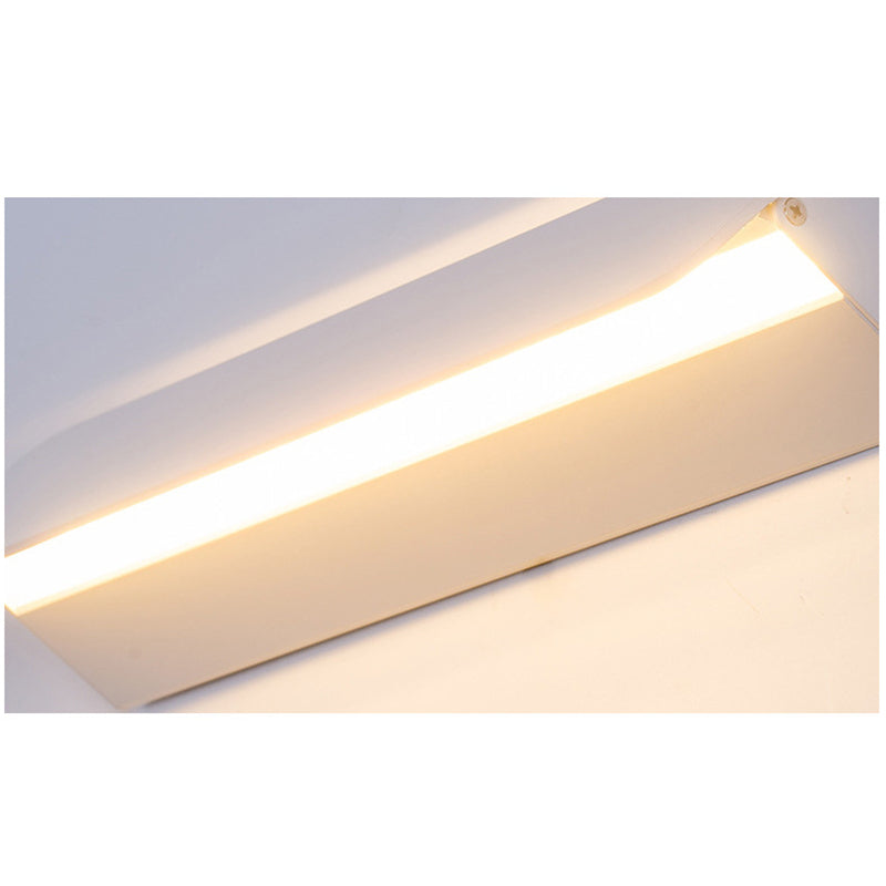 Arisha LED-vägglampa i metall för inomhusbruk, vridbar, vit