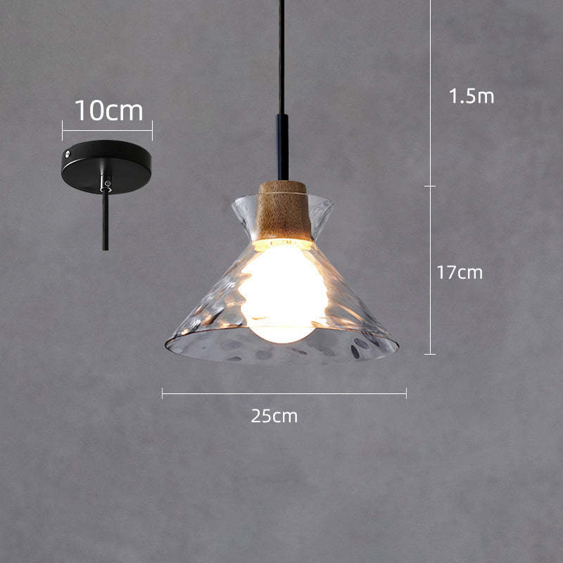 Arisha minimalistinen geometrinen lasinen riippuvalaisin, ruokasali