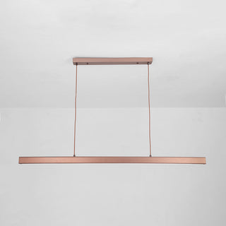 Edge Modern Design Linjär Metall LED Pendellampa Matsal