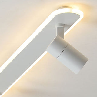 Freja Modern Metall Multi Ljus Plafond, Vit, Vardagsrum, Sovrum, Matsal