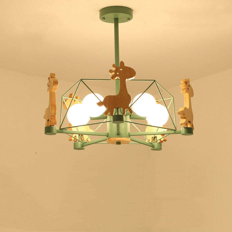 Arisha LED-loftlampe med giraffer