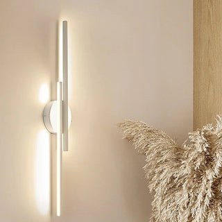 Alana Modern Skiva/Linjär LED Vägglampa Metall/Akryl Svart/Vit Vardagsrum/Sovrum