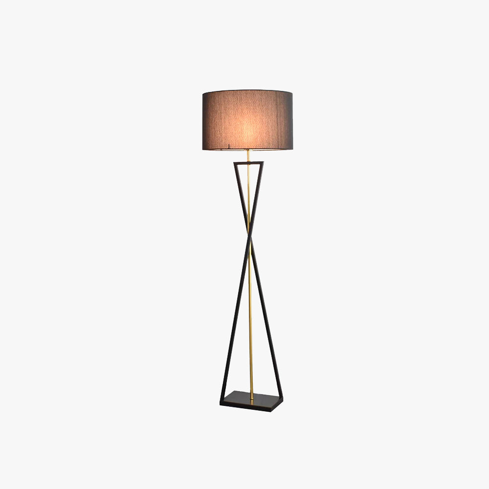 Baines-jalustalattiavalaisin, musta ja pellavanvärinen, L 158CM