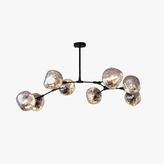 Mirza Modern Pendellampa Klot Design Guld Metall/Akryl Sovrum/Vardagsrum