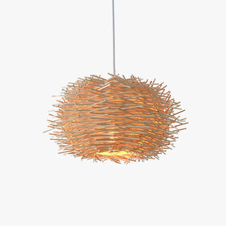 Ozawa Design Fågelbo Trä Rotting Pendellampa Vardagsrum Matsal