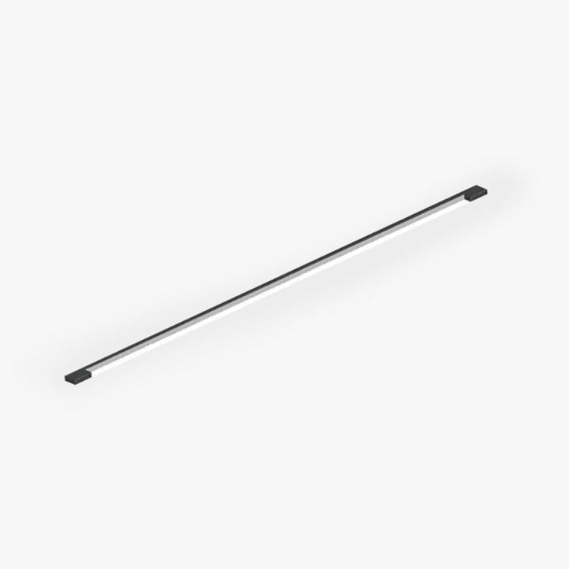 Evoa Modern Slim Linear Black LED Wall Lamp