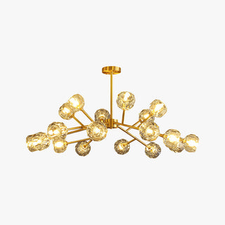 Valentina Modern Blåsning Pendellampa Mässing/Kristall Sovrum