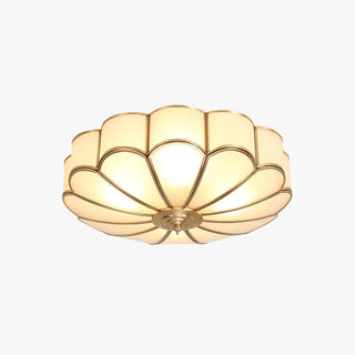 Renée Design Rund Blommor LED Taklampa Metall Mässing Sovrum/Vardagsrum