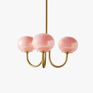 Hailie Design Konstnärlig Glas Ljuskrona Vardagsrum Studie