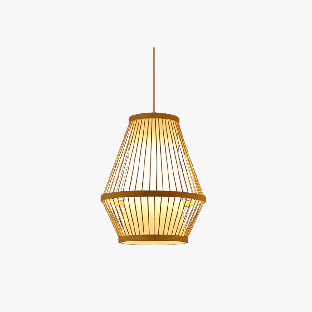 Muto Rattan Handmade Woven Bamboo Vintage Pendant Light