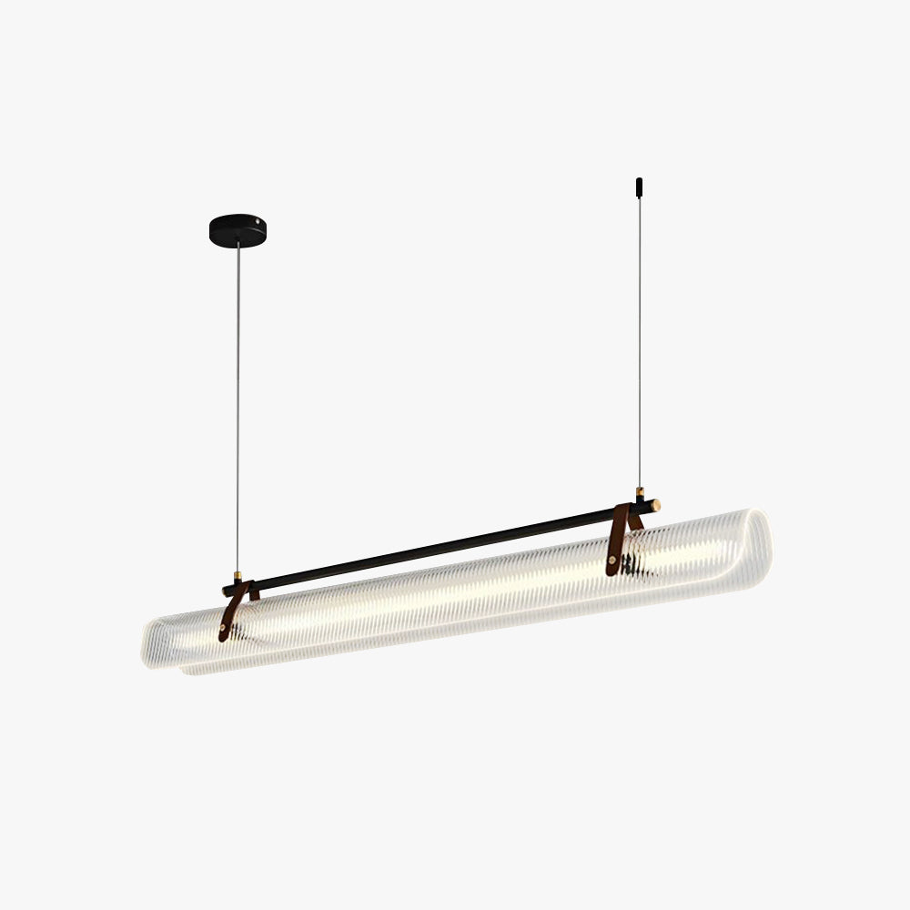 Arisha Pendant Light Linear Modern, /Metal, Black/Gold, Study