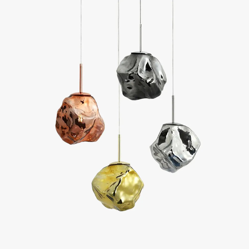 Kovire Glass Pendant Light, 4 Colour