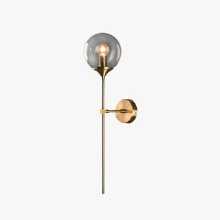 Valentina Modern Metall Glas LED Vägglampa Vardagsrum Sovrum