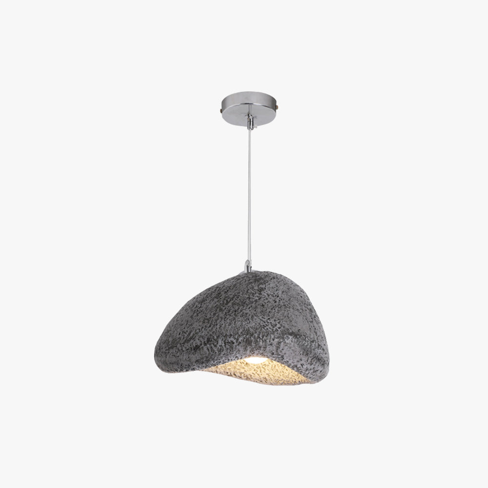 Avi wabi-sabi pendellampe i brødform af harpiks, harpiks, 4 farver