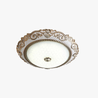 Arisha Traditionell Rund Glas Vit Sovrum/Matsal/vardagsrum Plafond