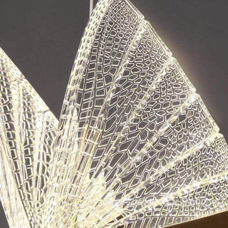 Kady Modern Design LED Art Pendellampa Kristall/Metall Sovrum/Vardagsrum