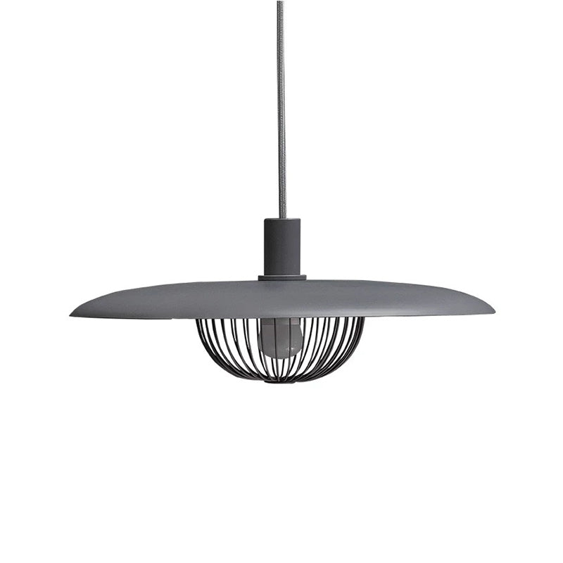 Arisha modern nordisk kupolpendellampa, guld/brun/grå/brun/trä
