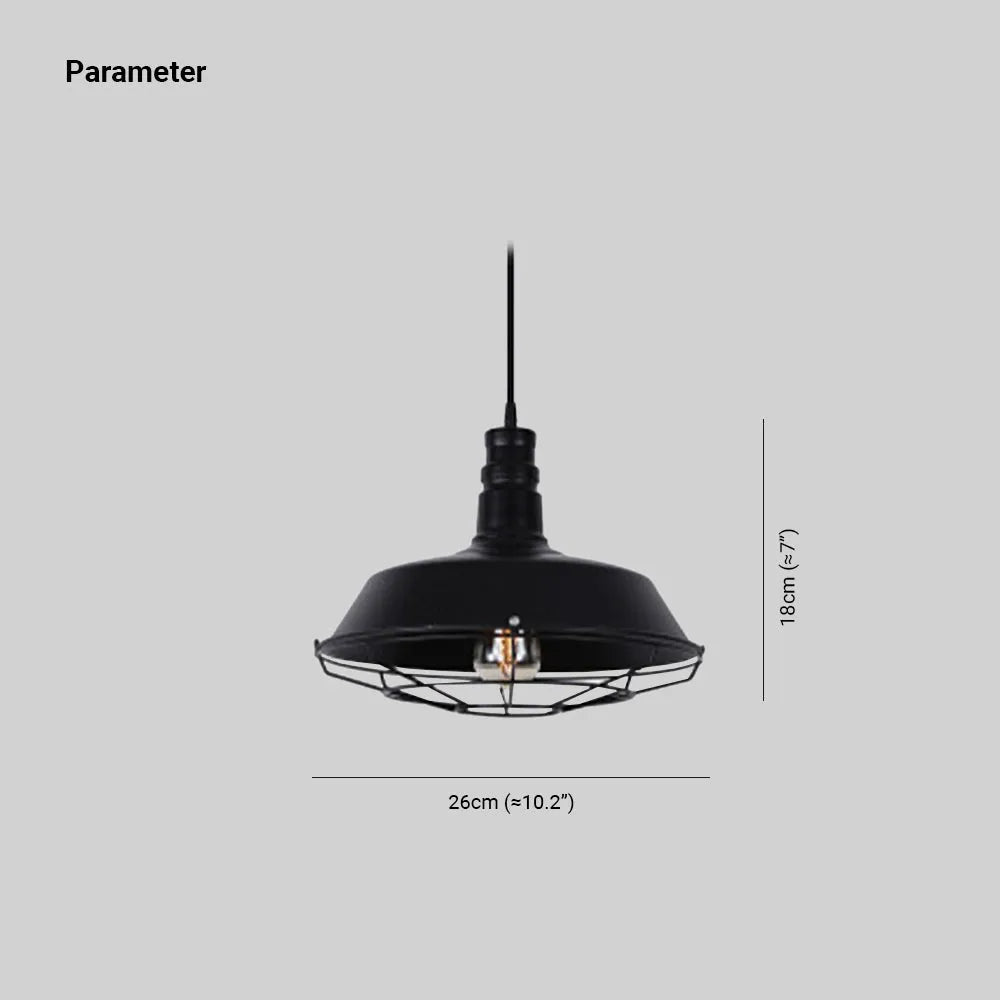 Epoch Rustic Black Industrial Pendant Light Shade