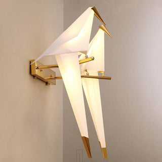Clifford Modern Design LED Vägglampa Fågel Vardagsrum Metall/Akryl