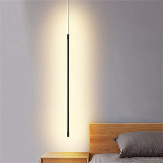 Edge Modern Lång Metall LED Pendellampa Sovrum Vardagsrum