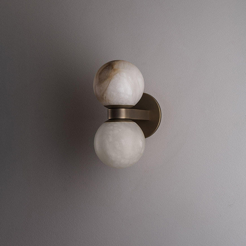 Lumenor Alabaster Celestia vägglampa i klotform
