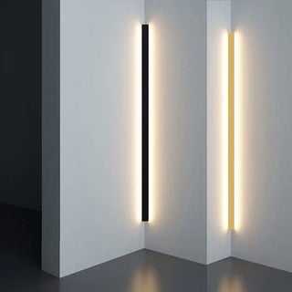 Edge Minimalistisk Linjär Metall Akryl Vägglampa Sovrum