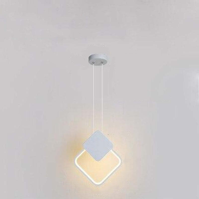 Kori modern svart/vit LED-pendellampa för vardagsrum