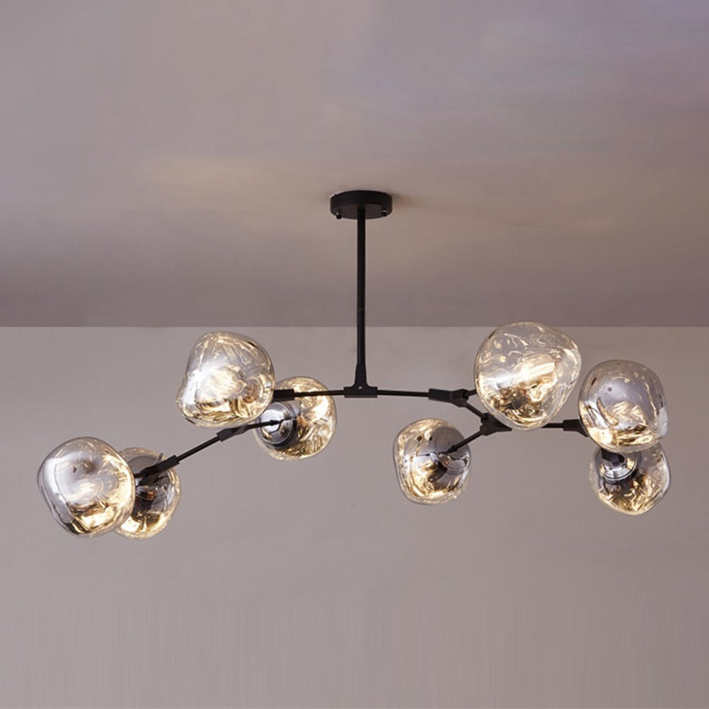 Arisha moderne globuslava-loftlampe med 3 pendler