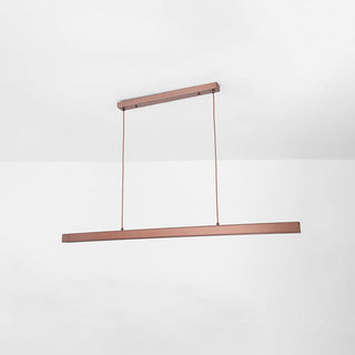 Edge Modern Design Linjär Metall LED Pendellampa Matsal